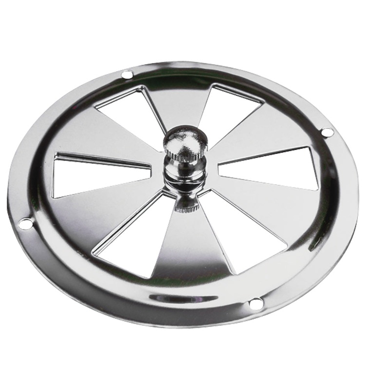 Sea-Dog Stainless Steel Butterfly Vent – Center Knob – 4″ [331440-1]