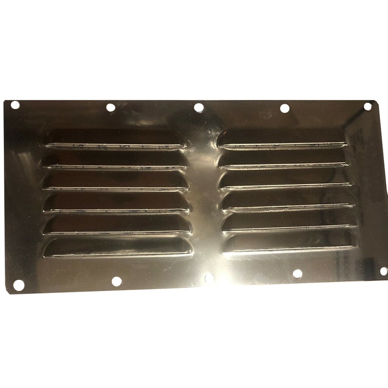 Sea-Dog Stainless Steel Louvered Vent – 9-1/8″ x 4-5/8″ [331400-1]
