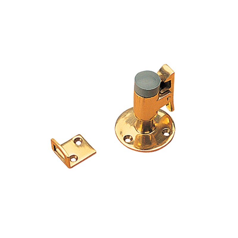 Sea-Dog Door Stop  Catch – Brass – 2″ [222712-1]