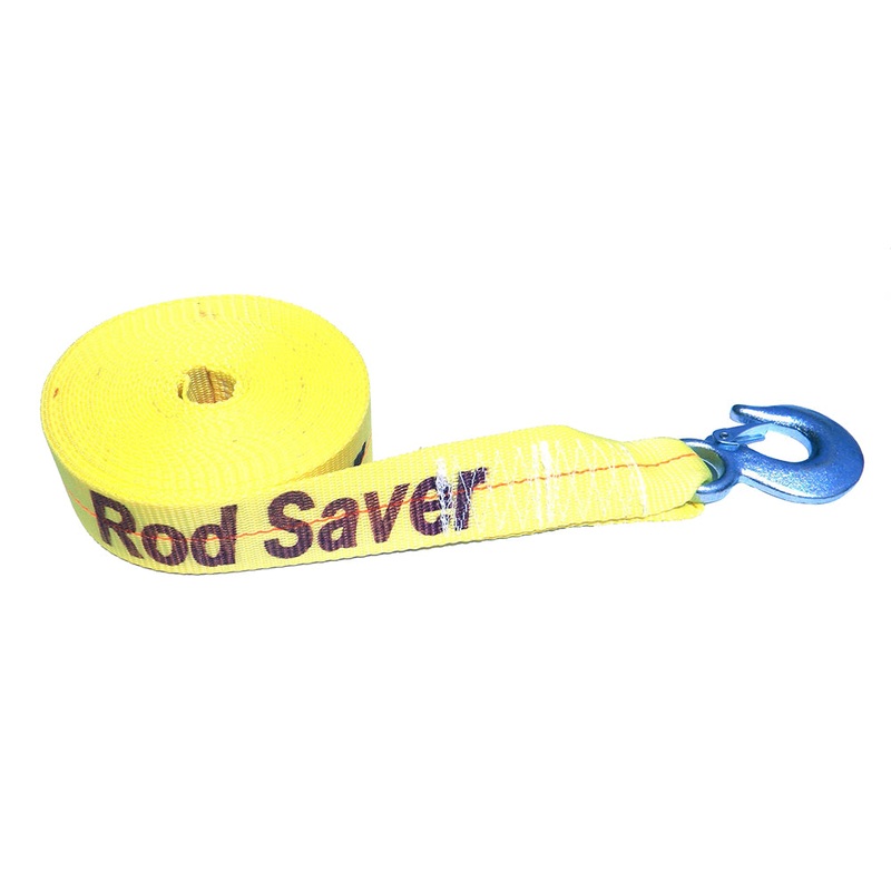 Rod Saver Heavy-Duty Winch Strap Replacement – Yellow – 2″ x 30 [WSY30]