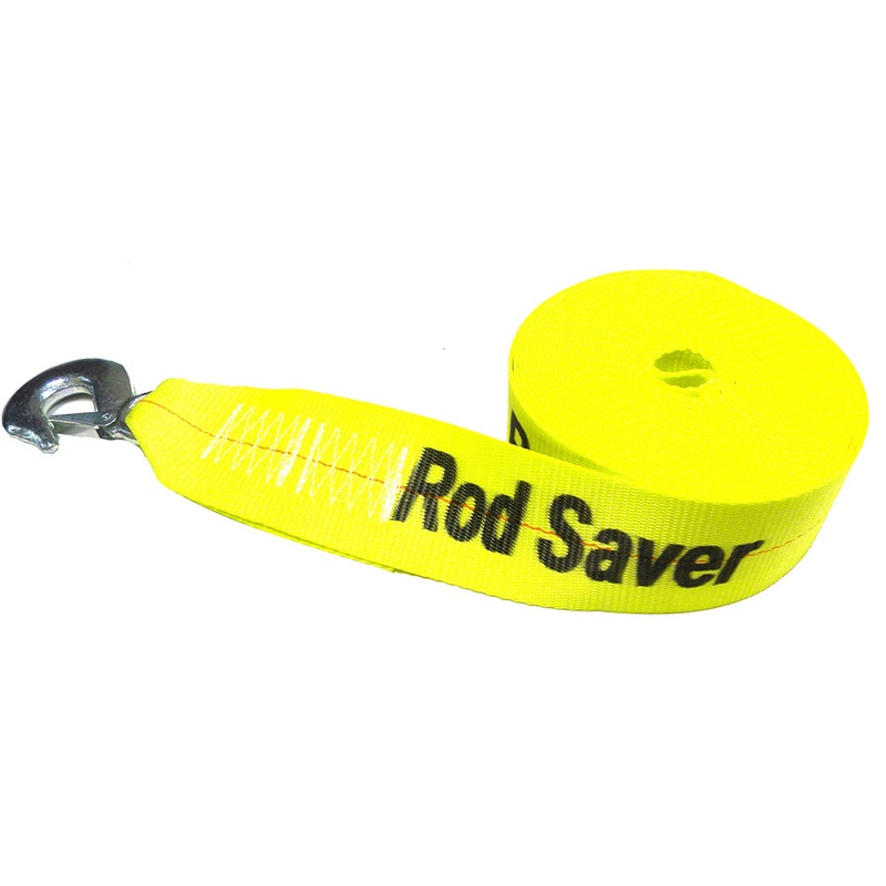 Rod Saver Heavy-Duty Winch Strap Replacement – Yellow – 3″ x 20 [WS3Y20]