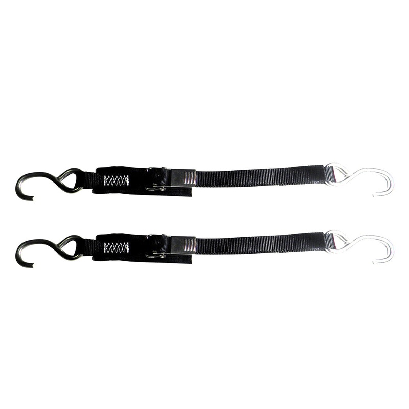 Rod Saver Stainless Steel Quick Release Transom Tie-Down – 1″ x 4 – Pair [SS1QRTD4]