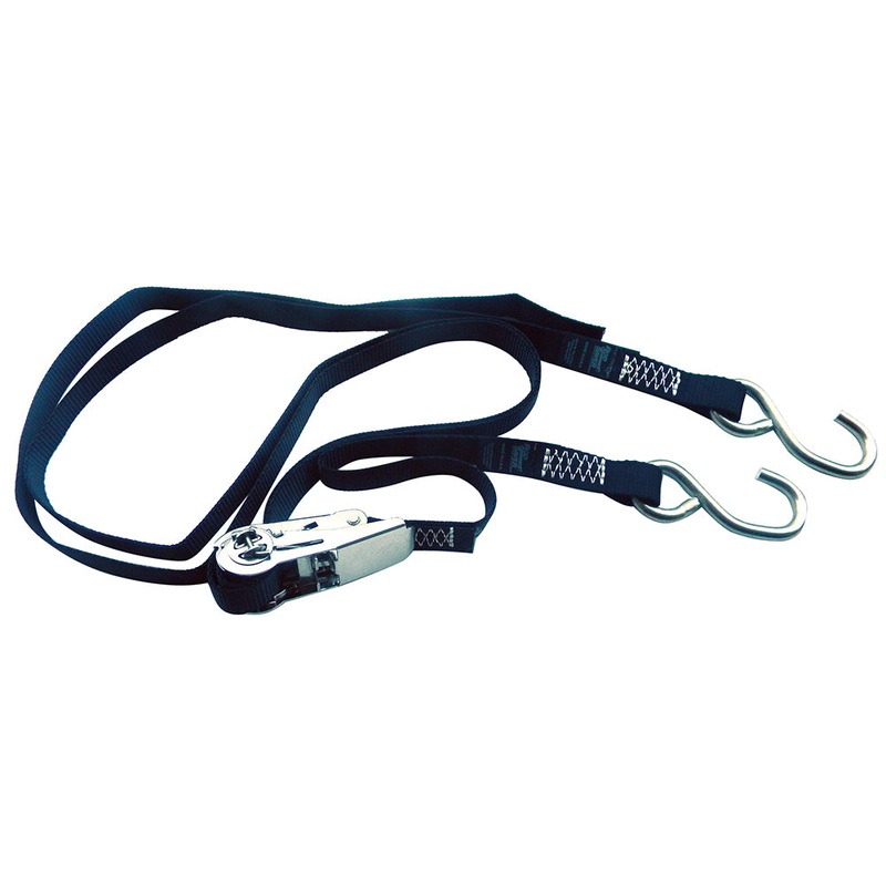 Rod Saver Stainless Steel Ratchet Gunwale Tie-Down – 1″ x 13 [SSRGW13]
