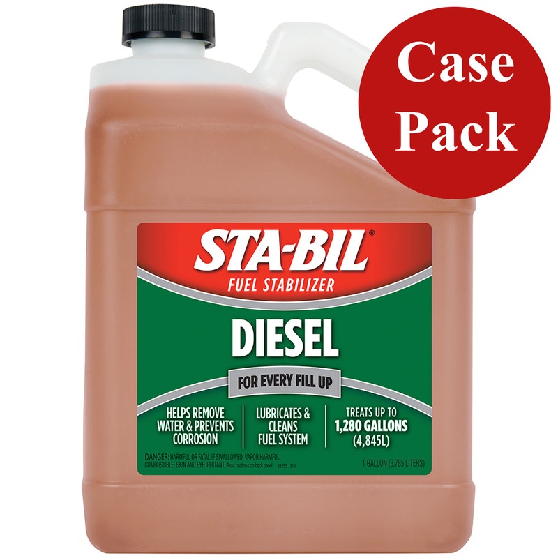STA-BIL Diesel Formula Fuel Stabilizer  Performance Improver – 1 Gallon *Case of 4* [22255CASE]