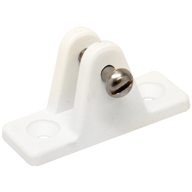 Sea-Dog Nylon Angled Deck Hinge – White [273231-1]