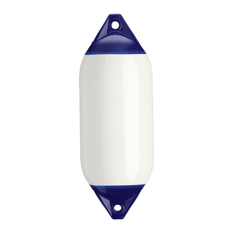 Polyform F-5 Twin Eye Fender 11″ x 30″ – White [F-5 WHITE]