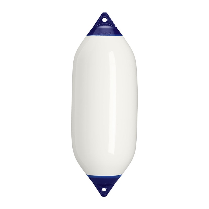 Polyform F-7 Twin Eye Fender 15″ x 41″ – White [F-7 WHITE]