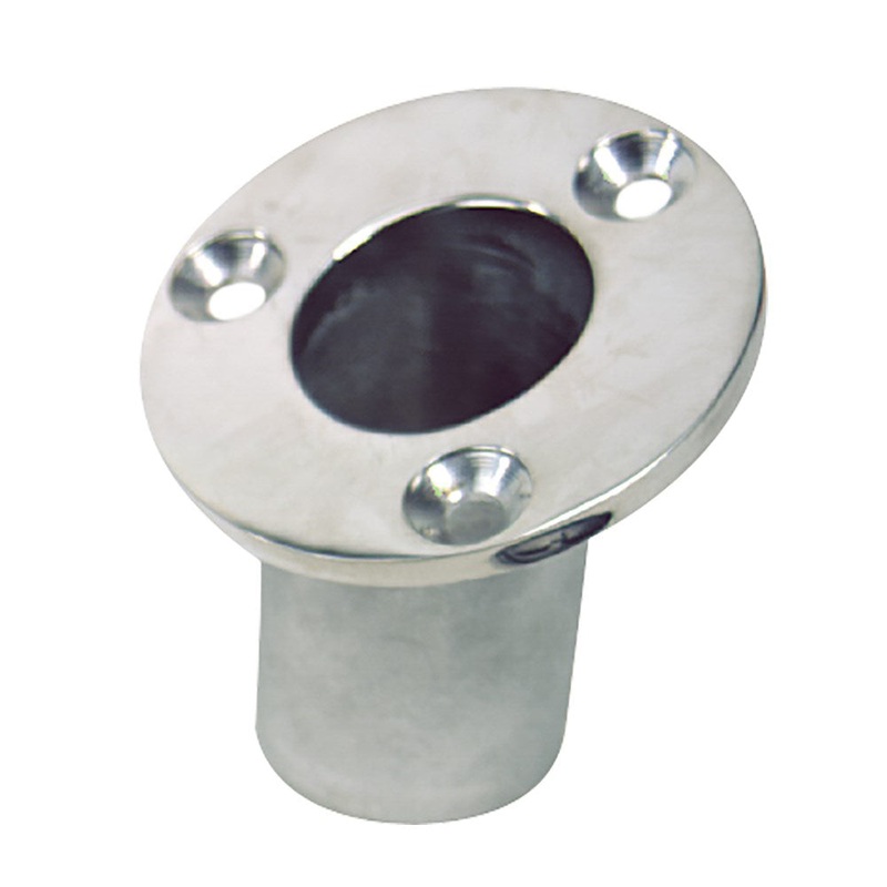 Sea-Dog Flush Mount Flagpole Socket – 25 – 1-1/4″ ID – 316 Stainless Steel [491713-1]