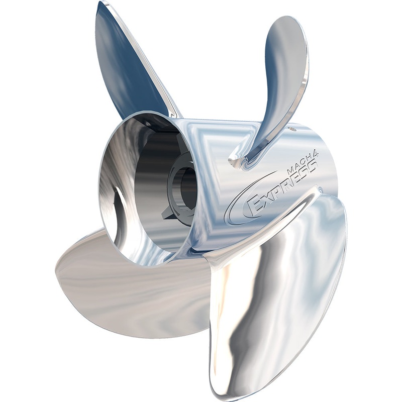 Turning Point Express Mach4 – Left Hand – Stainless Steel Propeller – EX-1513-4L – 4-Blade – 15.3″ x 13 Pitch [31501340]