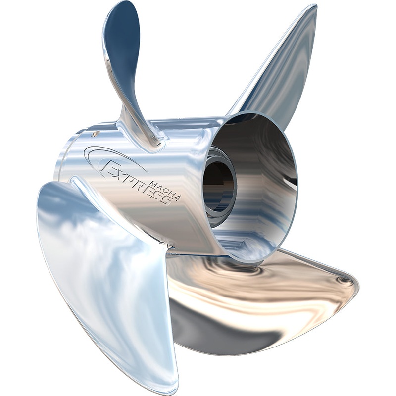 Turning Point Express Mach4 – Right Hand – Stainless Steel Propeller – EX-1423-4 – 4-Blade – 14.3″ x 23 Pitch [31502331]