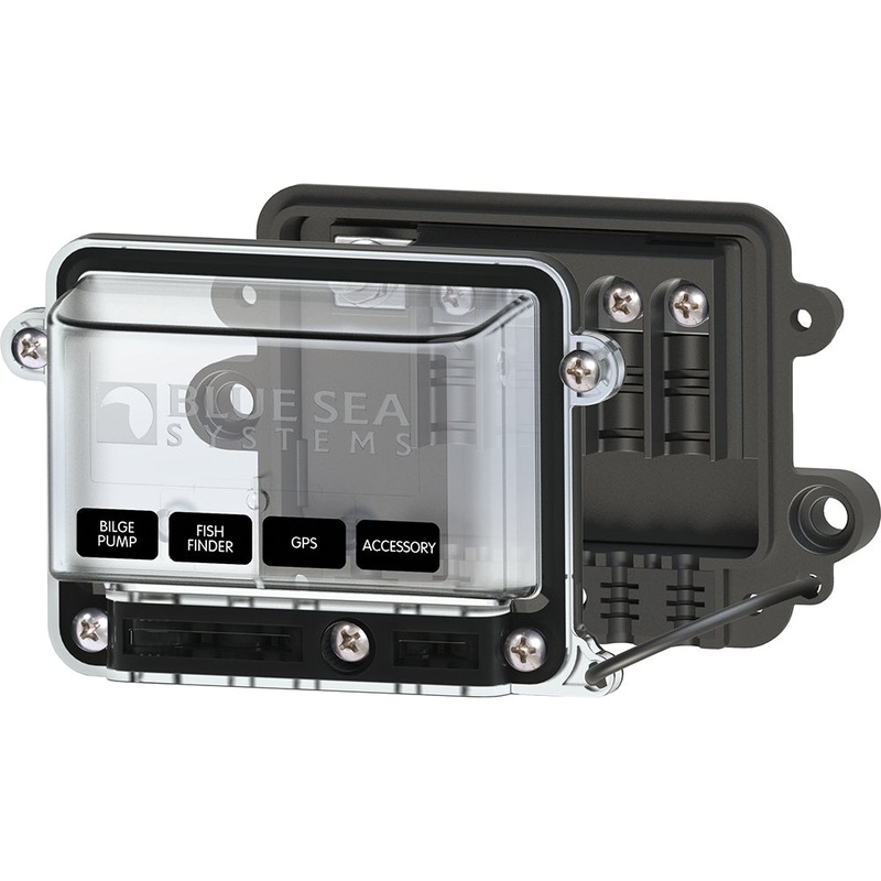 Blue Sea 2356 Water Resistant BusBar – 100 Amp w/Cover [2356]