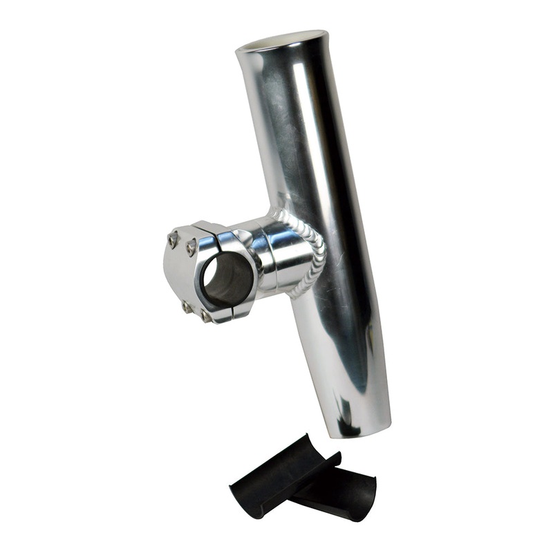 C. E. Smith Adjustable Mid Mount Rod Holder Aluminum 7/8″ or 1″ w/Sleeve  Hex Key [53770]