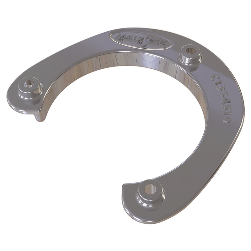 Mate Series Stainless Steel Rod  Cup Holder Backing Plate f/Round Rod/Cup Only f/3-3/4″ Holes [C1334314]