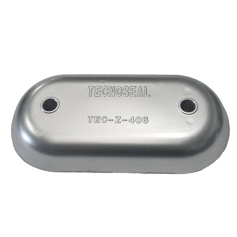 Tecnoseal Magnesium Hull Plate Anode 8-3/8″ x 4-1/32″ x 1-1/16″ [TEC-Z-406MG]