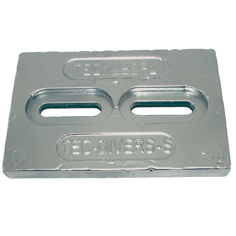 Tecnoseal Mini Zinc Plate Anode 6″ x 4″ x 1/2″ [TEC-DIVERS-S]