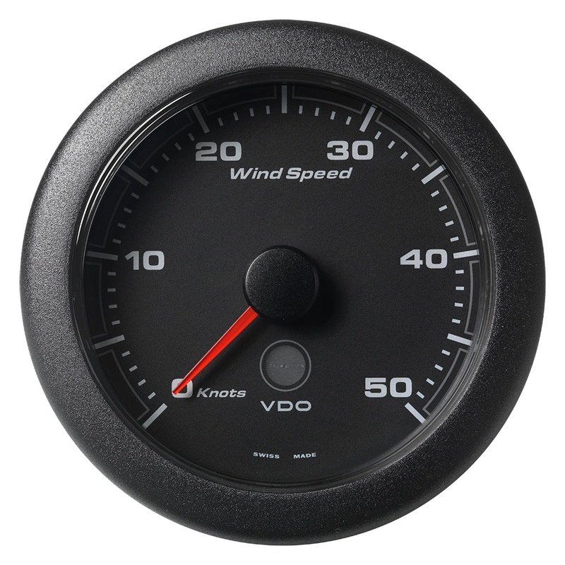 Veratron 85 MM (3-3/8″) OceanLink Apparent/True Wind Speed Gauge [A2C1957420001]
