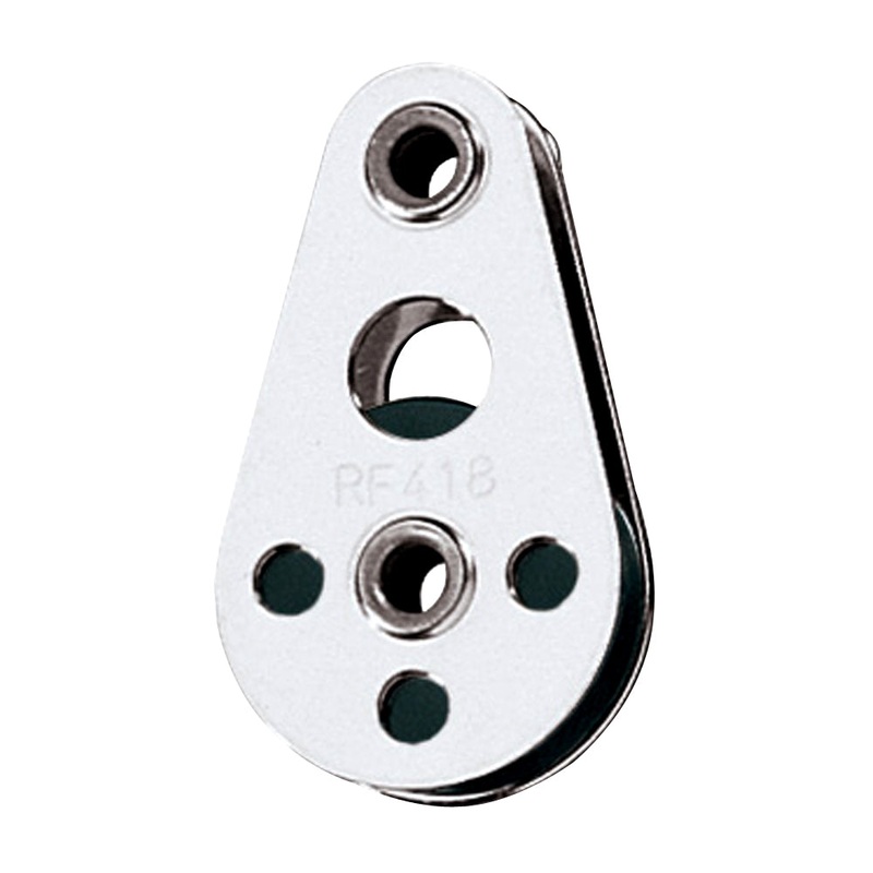 Ronstan Wire Block – Tubular Rivet Head w/Nylatron Sheave – 25mm (1″) Sheave Diameter [RF418]