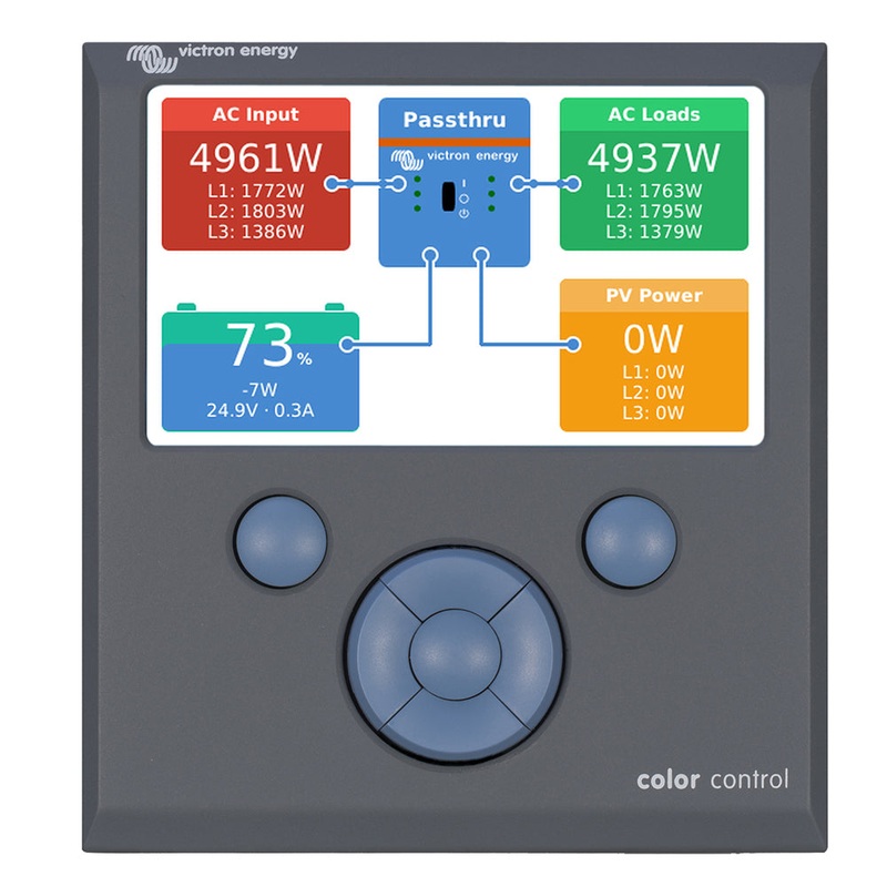 Victron Color Control GX Monitor – Button Control [BPP010300100R]