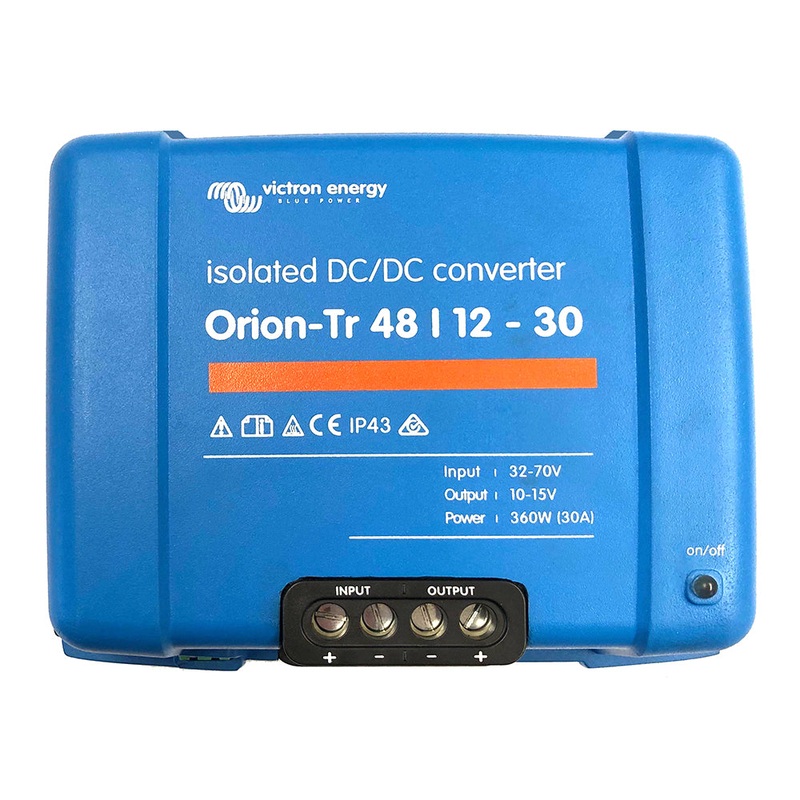 Victron Orion-TR DC-DC Converter – 48 VDC to 12 VDC – 30AMP Isolated [ORI481240110]