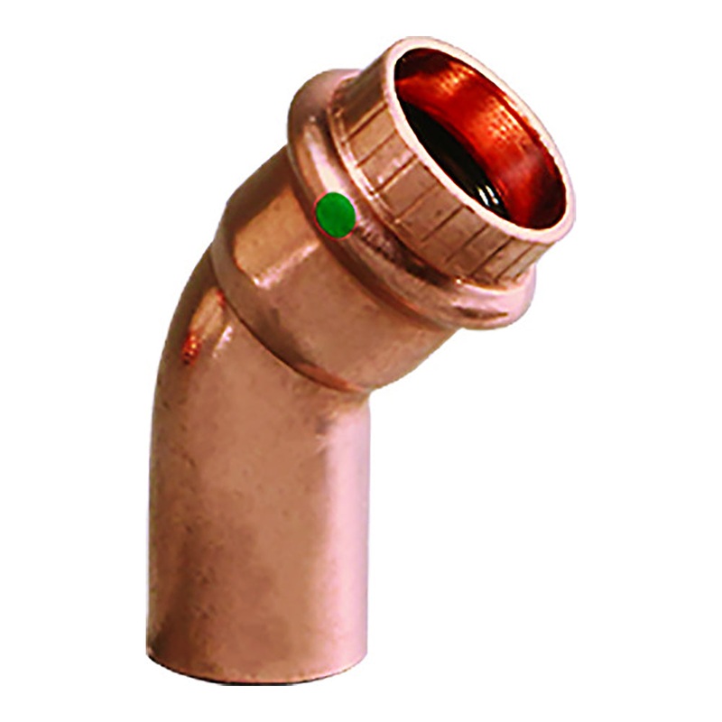 Viega ProPress 2″ 45 Copper Elbow – Street/Press Connection – Smart Connect Technology [77073]