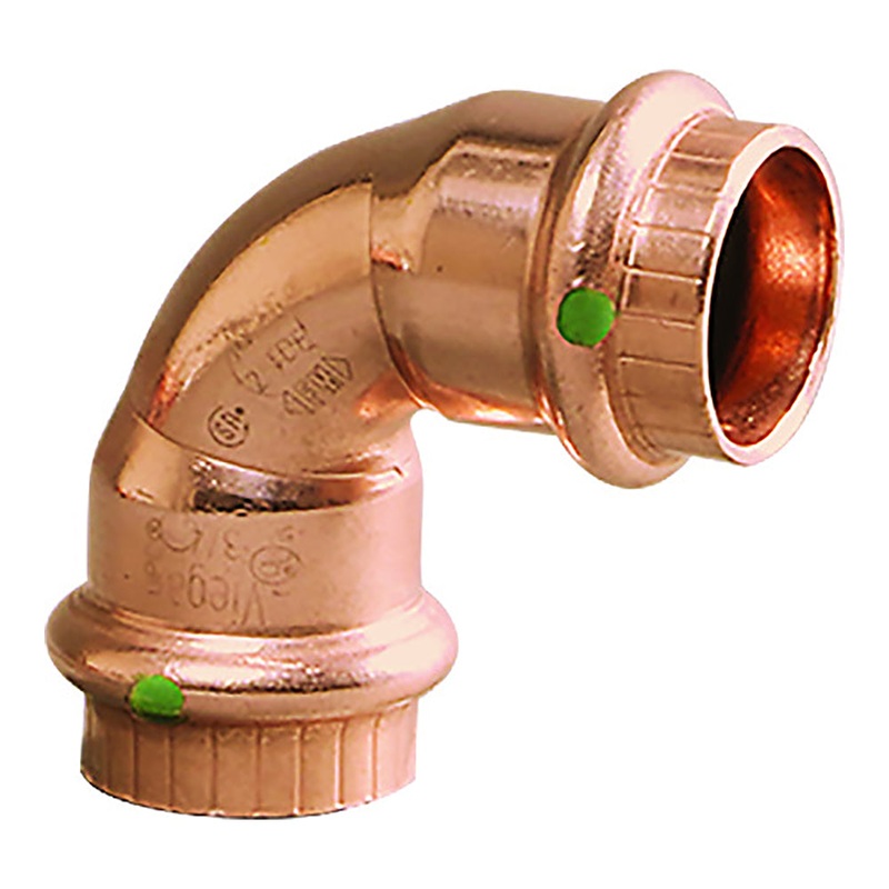 Viego ProPress 3/4″ – 90 Copper Elbow – Double Press Connection – Smart Connect Technology [77022]