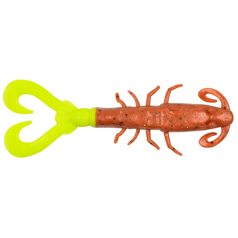 Berkley Gulp! Mantis Shrimp – New Penny/Chartreuse [1278778]