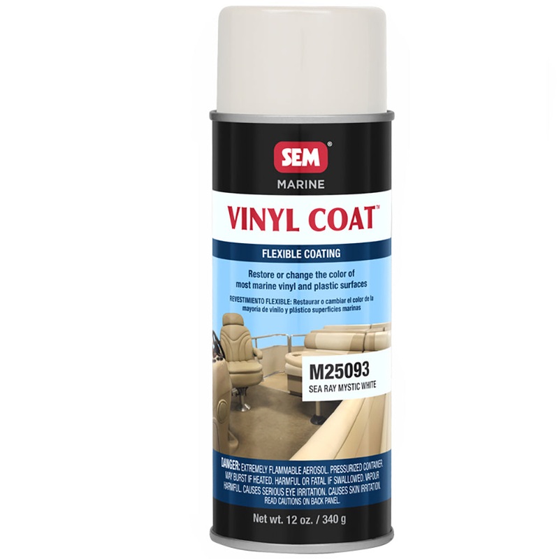 SEM Vinyl Coat – Sea Ray Mystic White – 12oz [M25093]