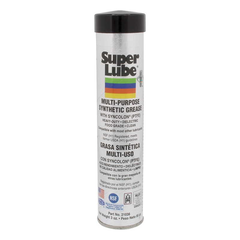 Super Lube Multi-Purpose Synthetic Grease w/Syncolon – 3oz Cartridge [21036]