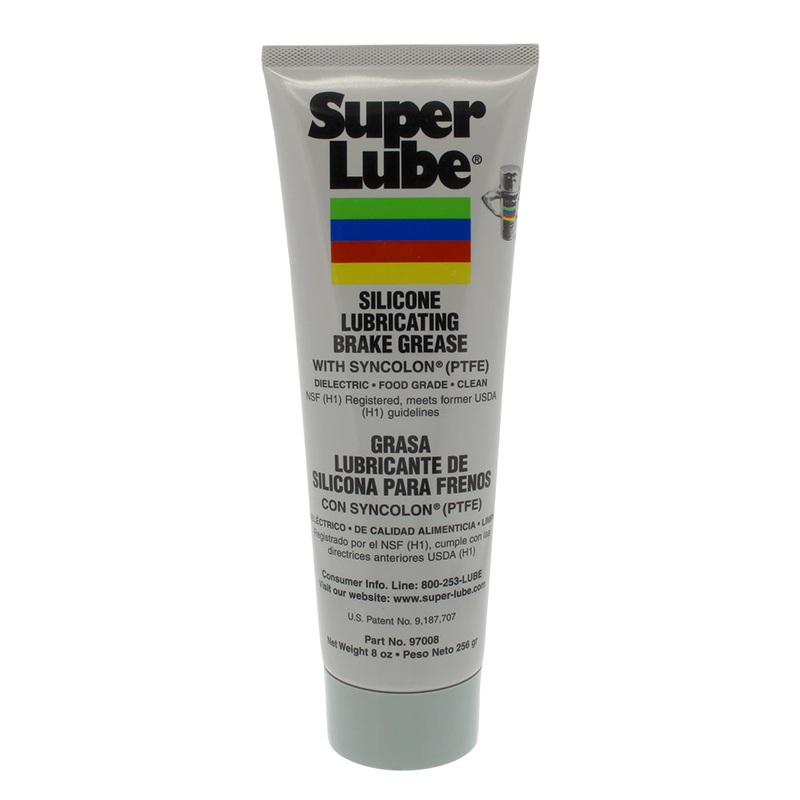 Super Lube Silicone Lubricating Brake Grease w/Syncolon – 8oz Tube [97008]