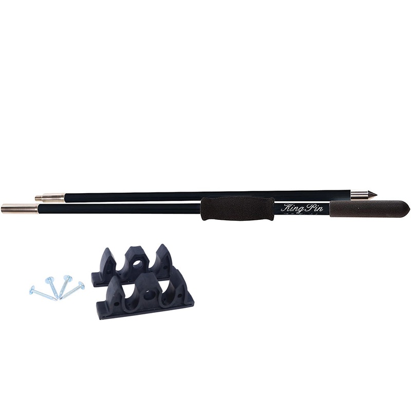 Panther 10 King Pin Anchor Pole – 2-Piece – Black [KPP100B]