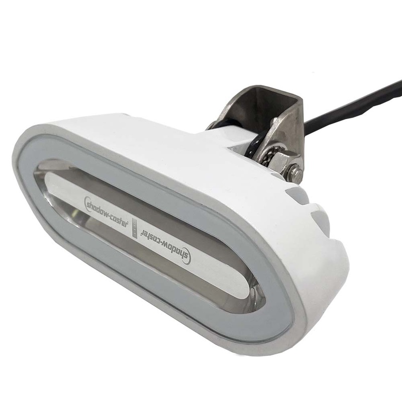Shadow-Caster SCM-SL Series Bracket Mount Spreader Light – White Housing – White [SCM-SLB-GW-WH]