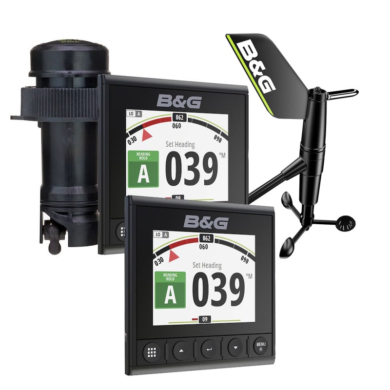 BG Triton2 Speed, Depth  Wireless Wind System Pack – 2 Triton2 4.1″ Color Display, DST810 Transducer, WS320 Wireless Wind Sensor  NMEA2000 Starter Kit [000-14957-002]