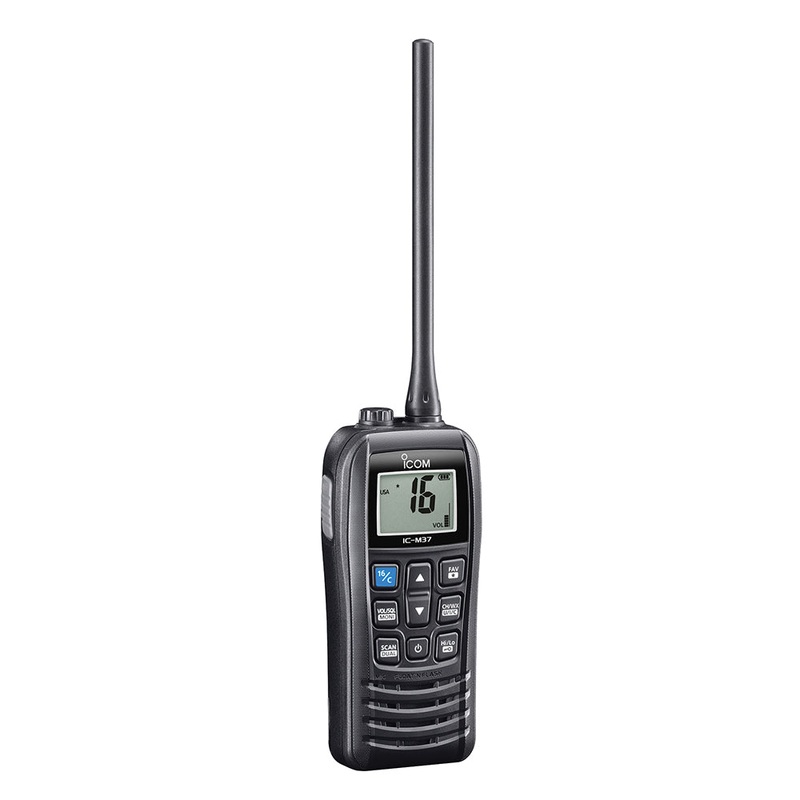 Icom M37 VHF Handheld Marine Radio – 6W [M37 31]