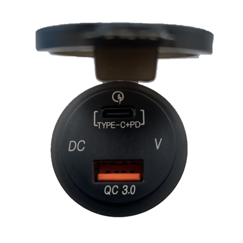 Poly-Planar Panel Mount USB Charging Ports – 12V [USB-PM2]