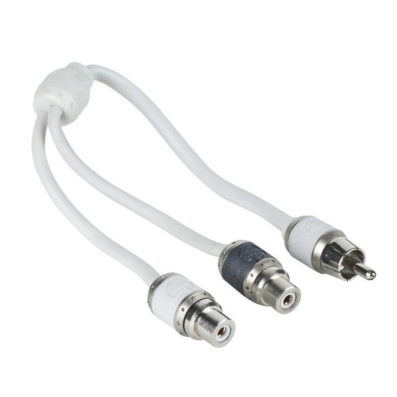 T-Spec V10 Series RCA Audio Y Cable – 2 Channel – 1 Male to 2 Females [V10RY2]