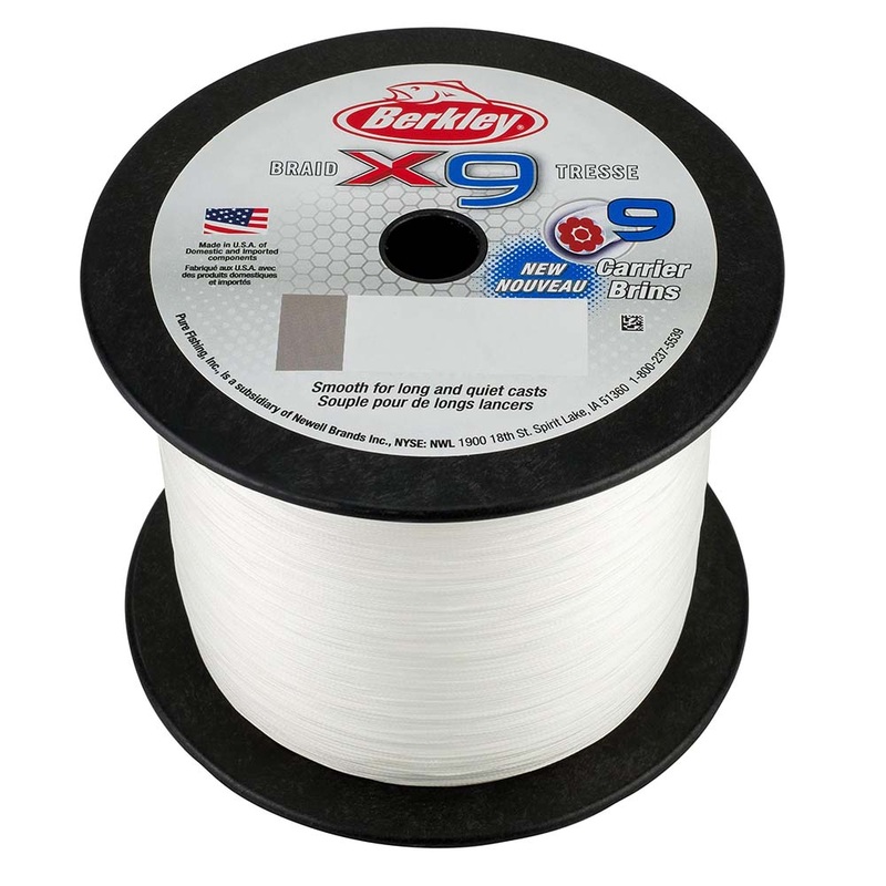 Berkley x9 Braid Crystal – 20lb – 2188 yds – X9BBK20-CY [1486910]