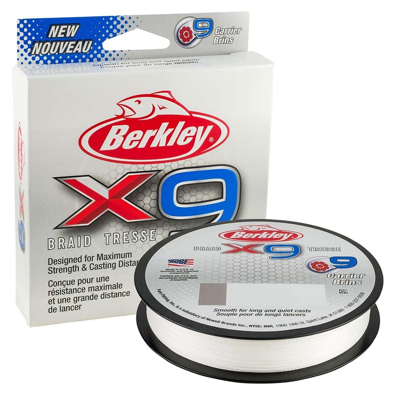 Berkley x9 Braid Crystal – 8lb – 164 yds – X9BFS8-CY [1486883]