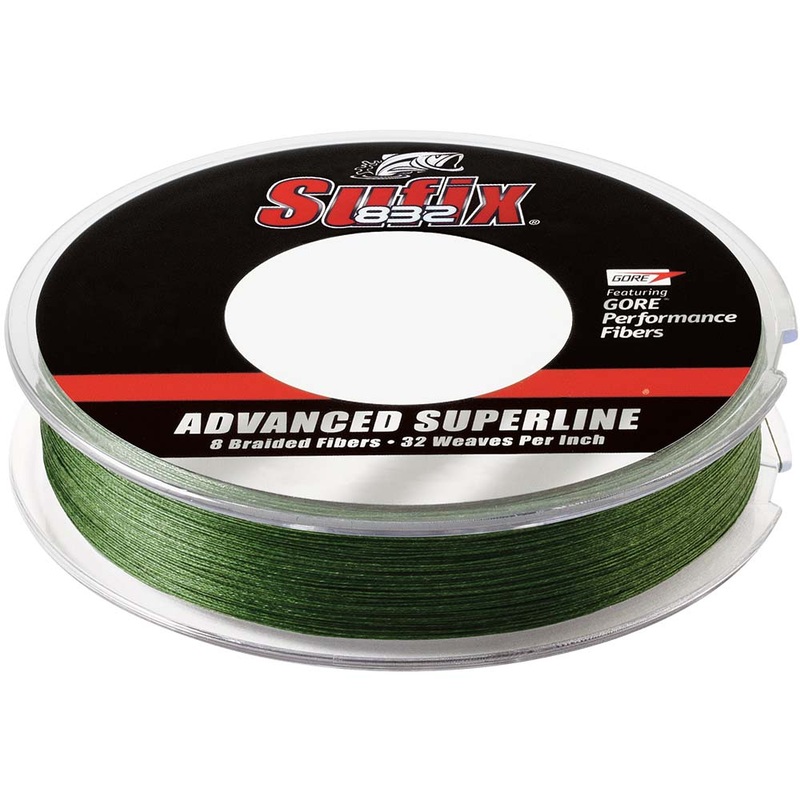 Sufix 832 Advanced Superline Braid – 6lb – Low-Vis Green – 150 yds [660-006G]
