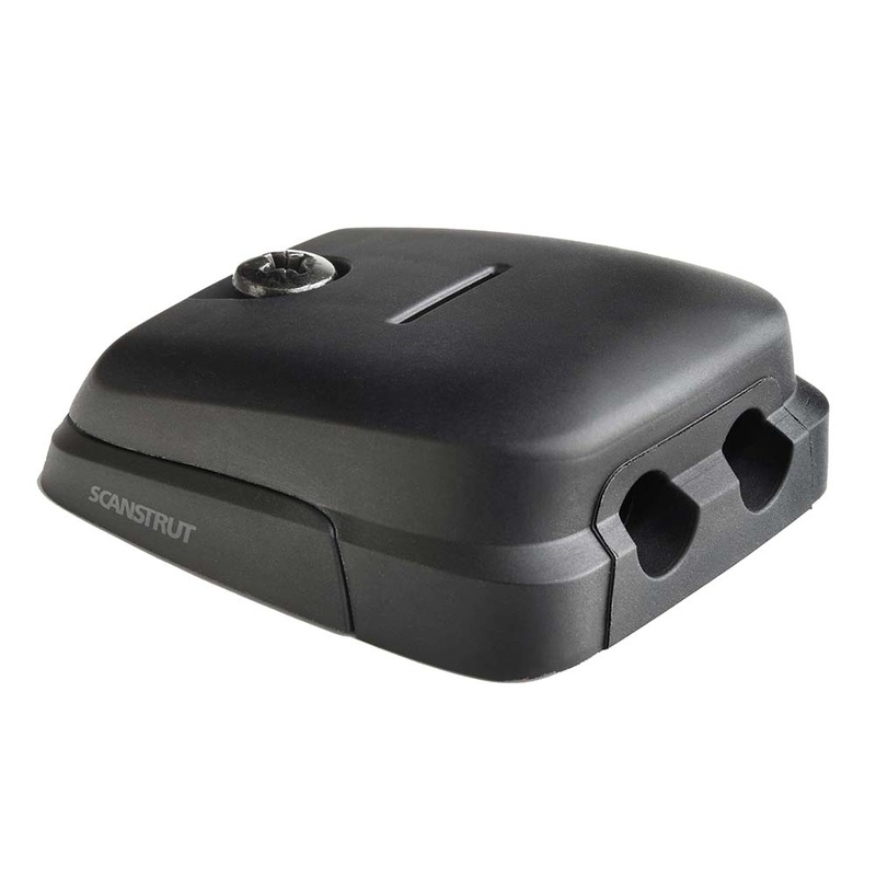 Scanstrut DS-HD6-BLK Horizontal Double Cable Seal – Black [DS-HD6-BLK]