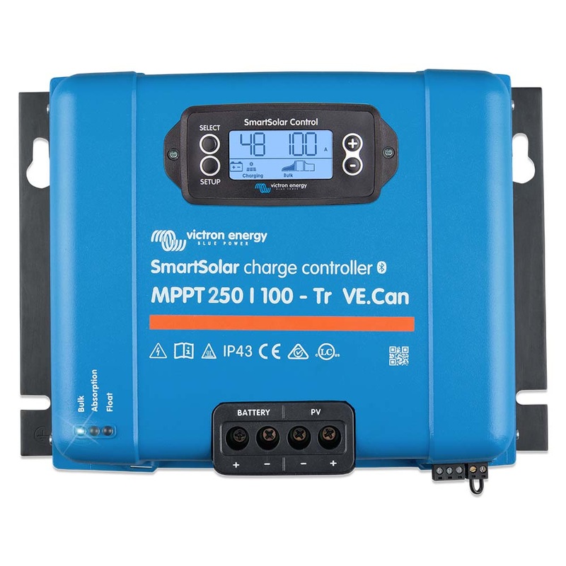 Victron SmartSolar MPPT Solar Charge Controller – 250V – 100Am- VE.CAN Port – UL Approved [SCC125110412]