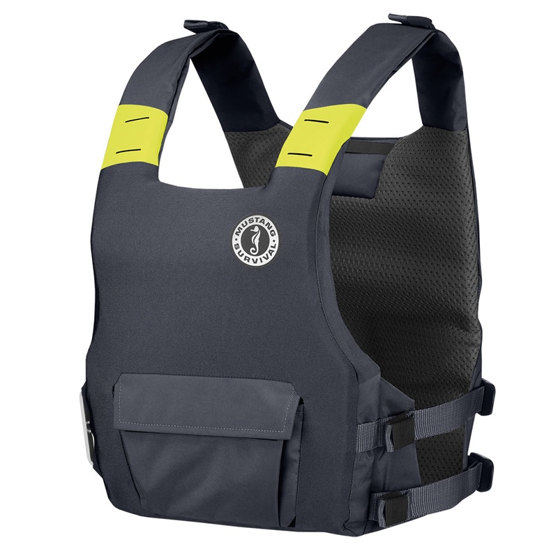 Mustang Khimera Dual Flotation PFD – Admiral Grey – Manual [MD7183-191-0-202]