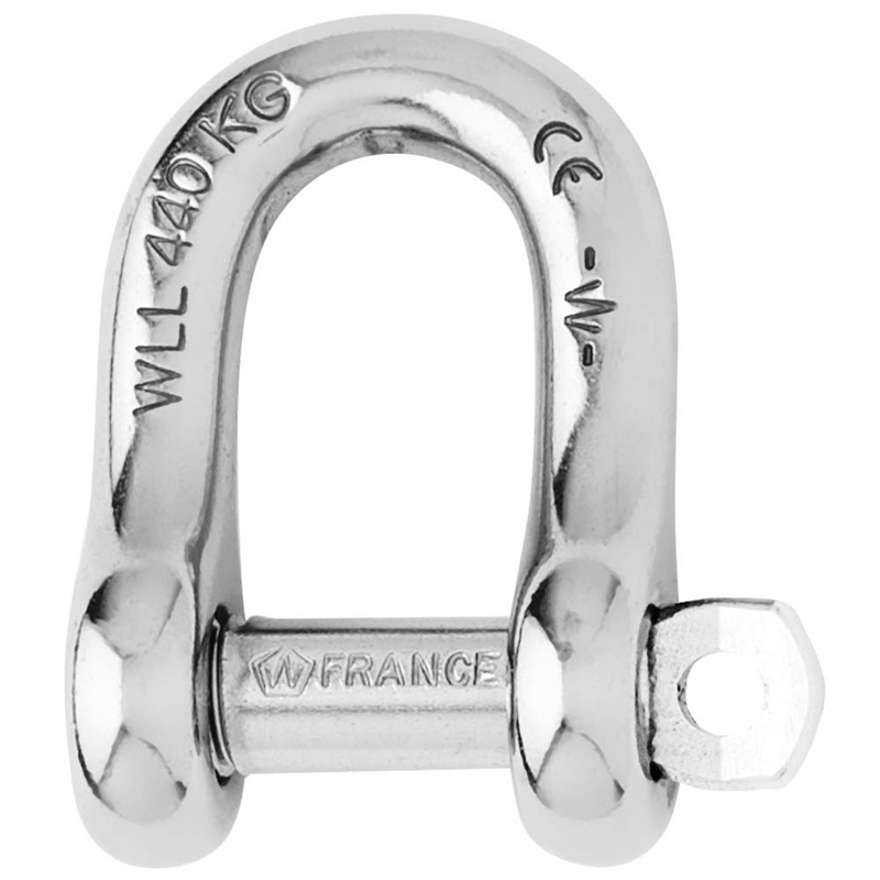 Wichard Captive Pin D Shackle – Diameter 4mm – 5/32″ [01401]