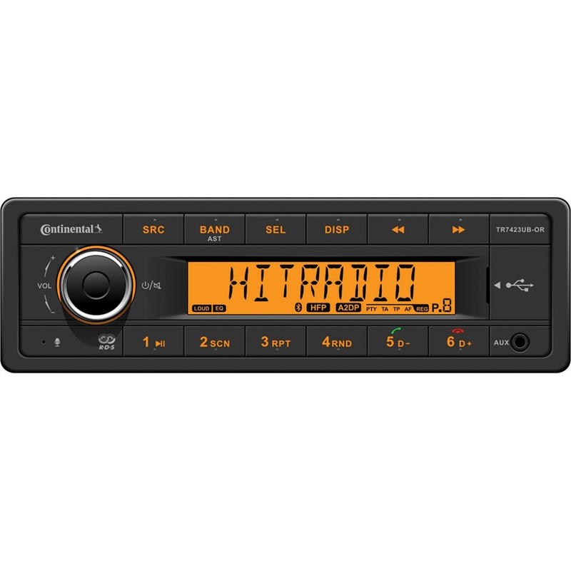 Continental Stereo w/AM/FM/BT/USB – 24V [TR7423UB-OR]