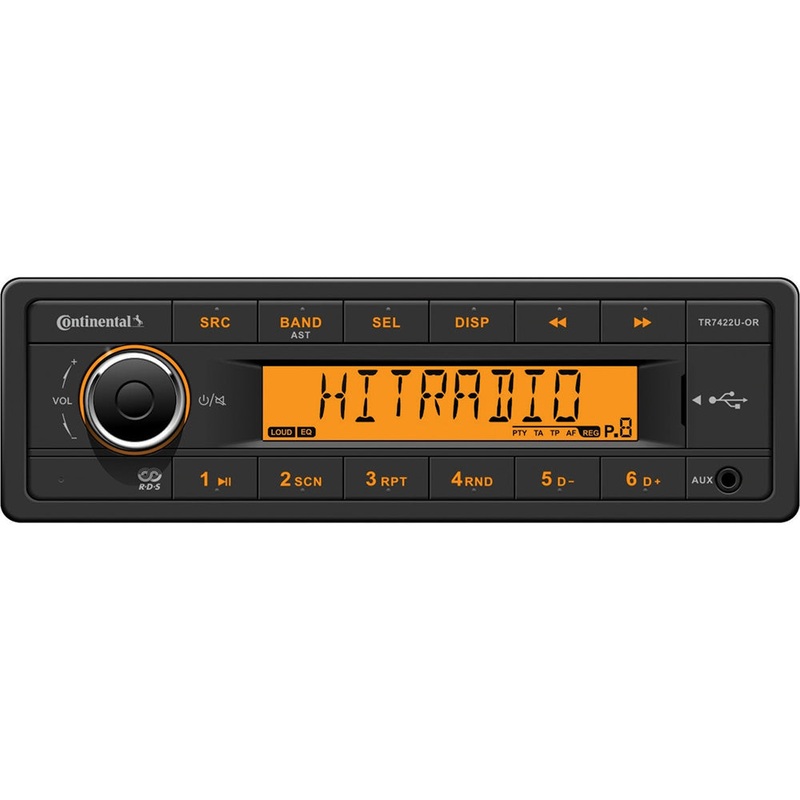 Continental Stereo w/AM/FM/USB – 24V [TRD7422U-OR]
