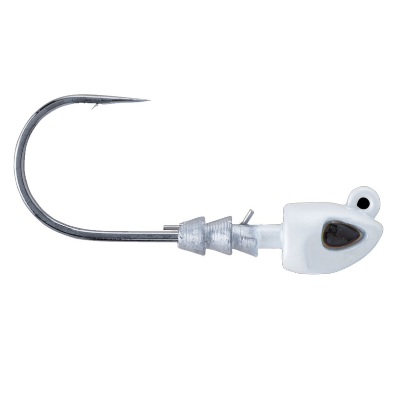 Berkley Fusion19 Swimbait Jighead – 2/0 – 1/4oz – Pearl White [1504419]