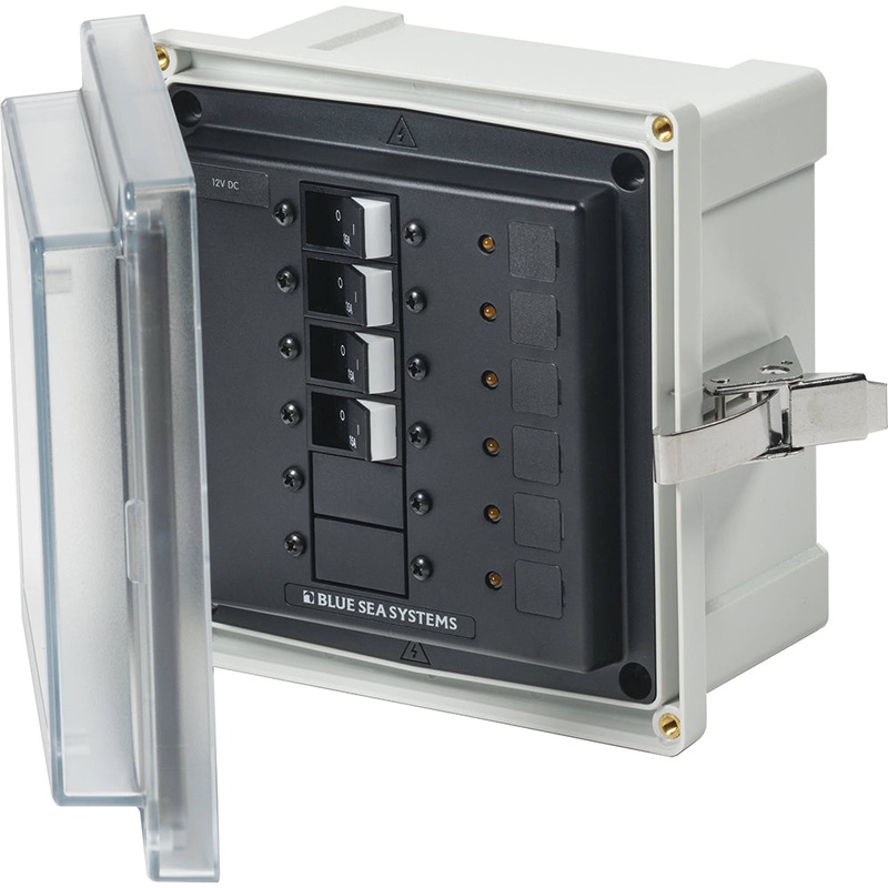 Blue Sea 3134 – SMS Panel Enclosure w/4 Branch (12/24V) – 12/24V DC [3134]