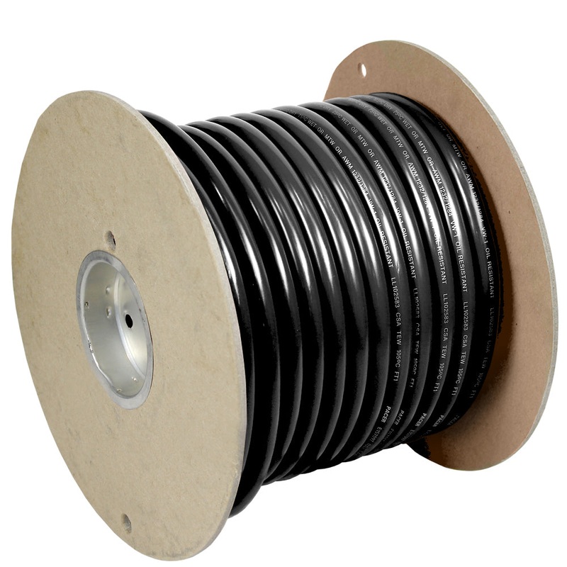 Pacer Black 6 AWG Battery Cable – 100 [WUL6BK-100]