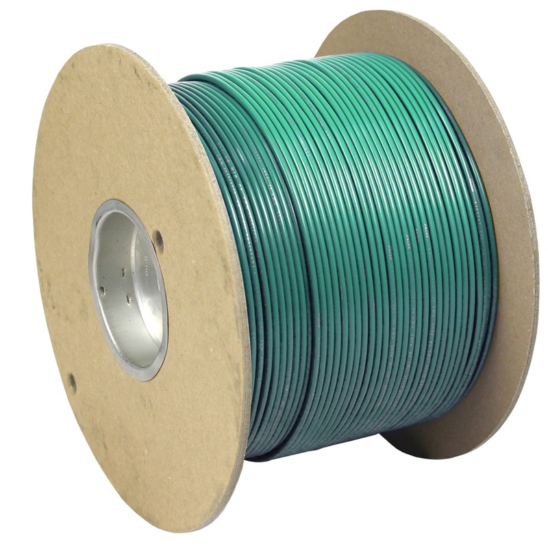 Pacer Green 14 AWG Primary Wire – 1,000 [WUL14GN-1000]