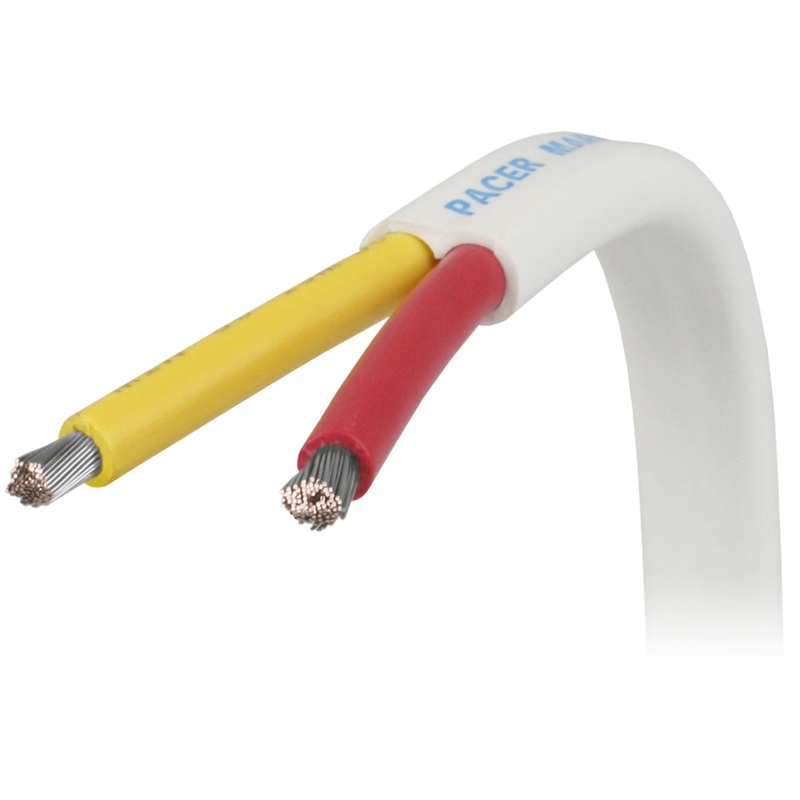 Pacer 10/2 AWG Safety Duplex Cable – Flat Cable – Red/Yellow – 250′ [W10/2RYW-250]