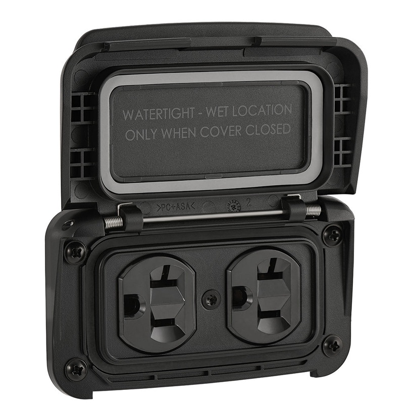 Scanstrut Ventura Series Dual AC Outlet – 125V – 20A [SC-V-P1]